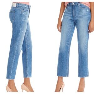 PAIGE | Noella Straight-Leg Jeans in Casanova Distressed size 26